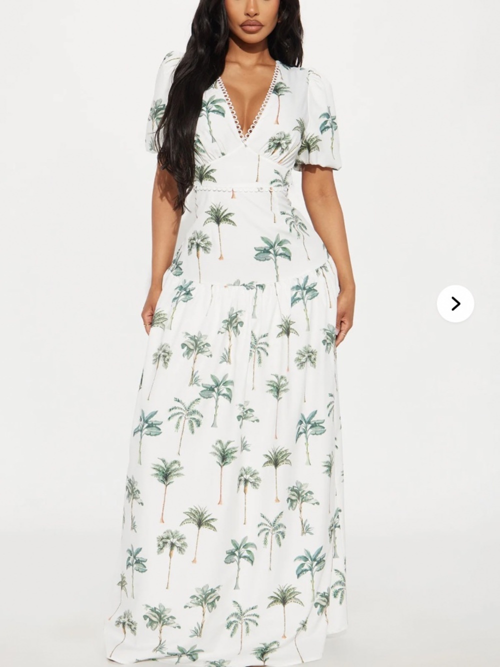 Palm Tree Maxi Dress
